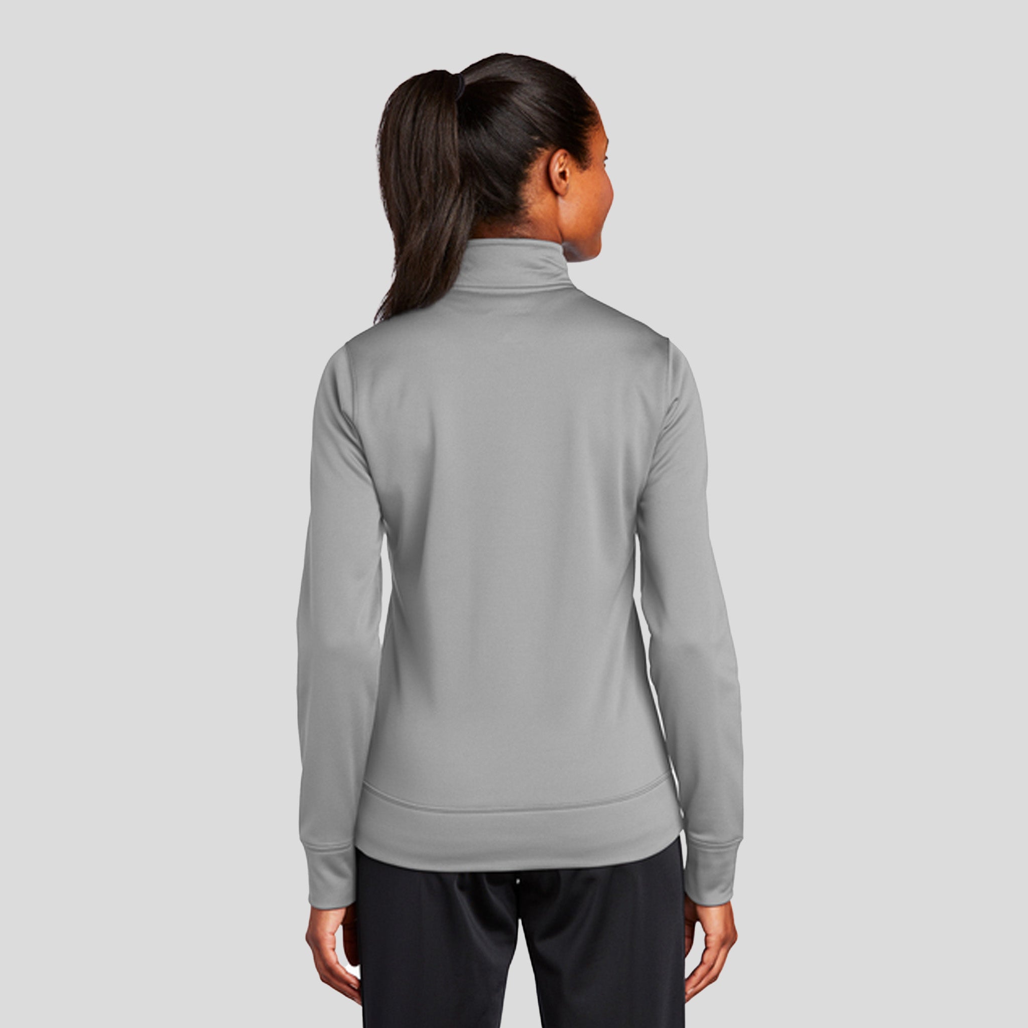 Women's Sport-Wick® Fleece Full-Zip Jacket | Silver