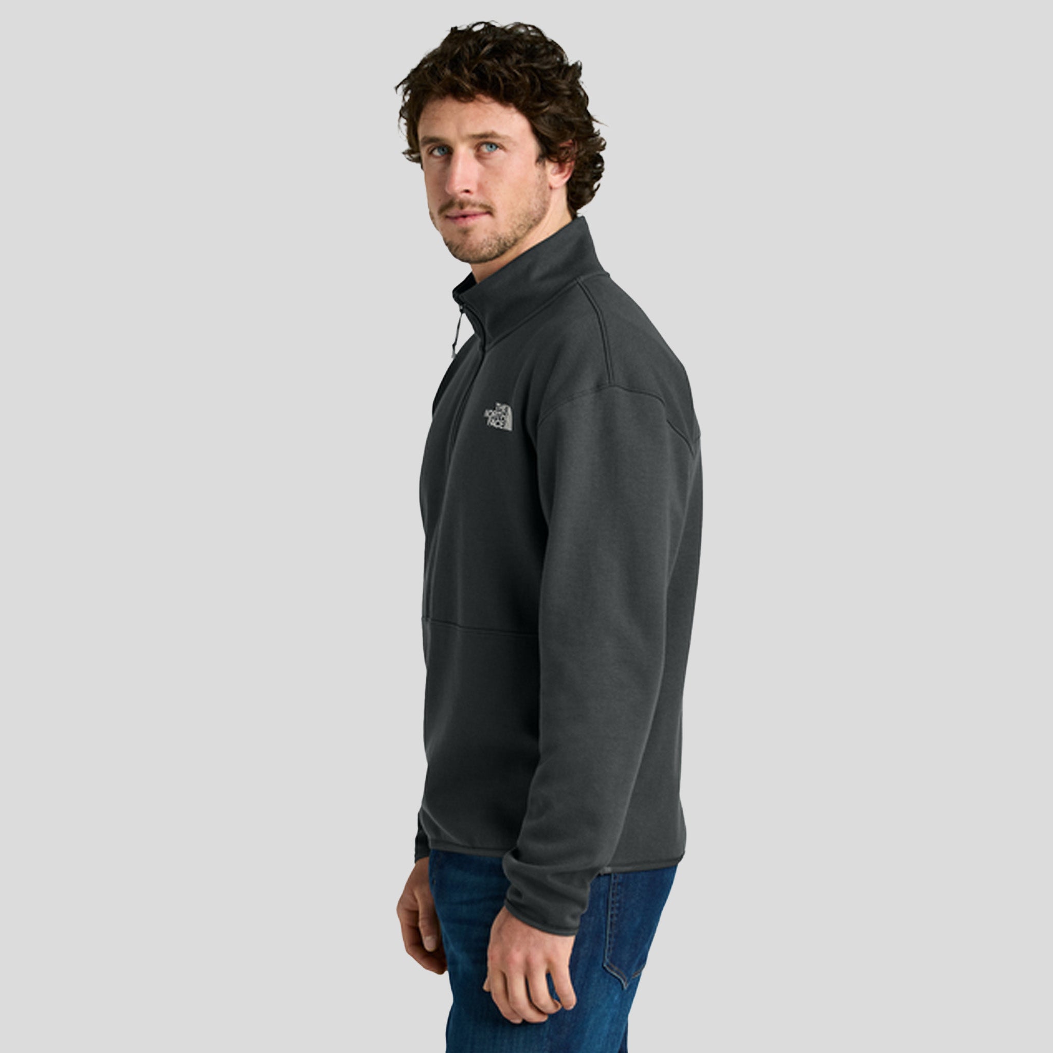 Double-Knit 1/2-Zip Fleece | Asphalt Grey