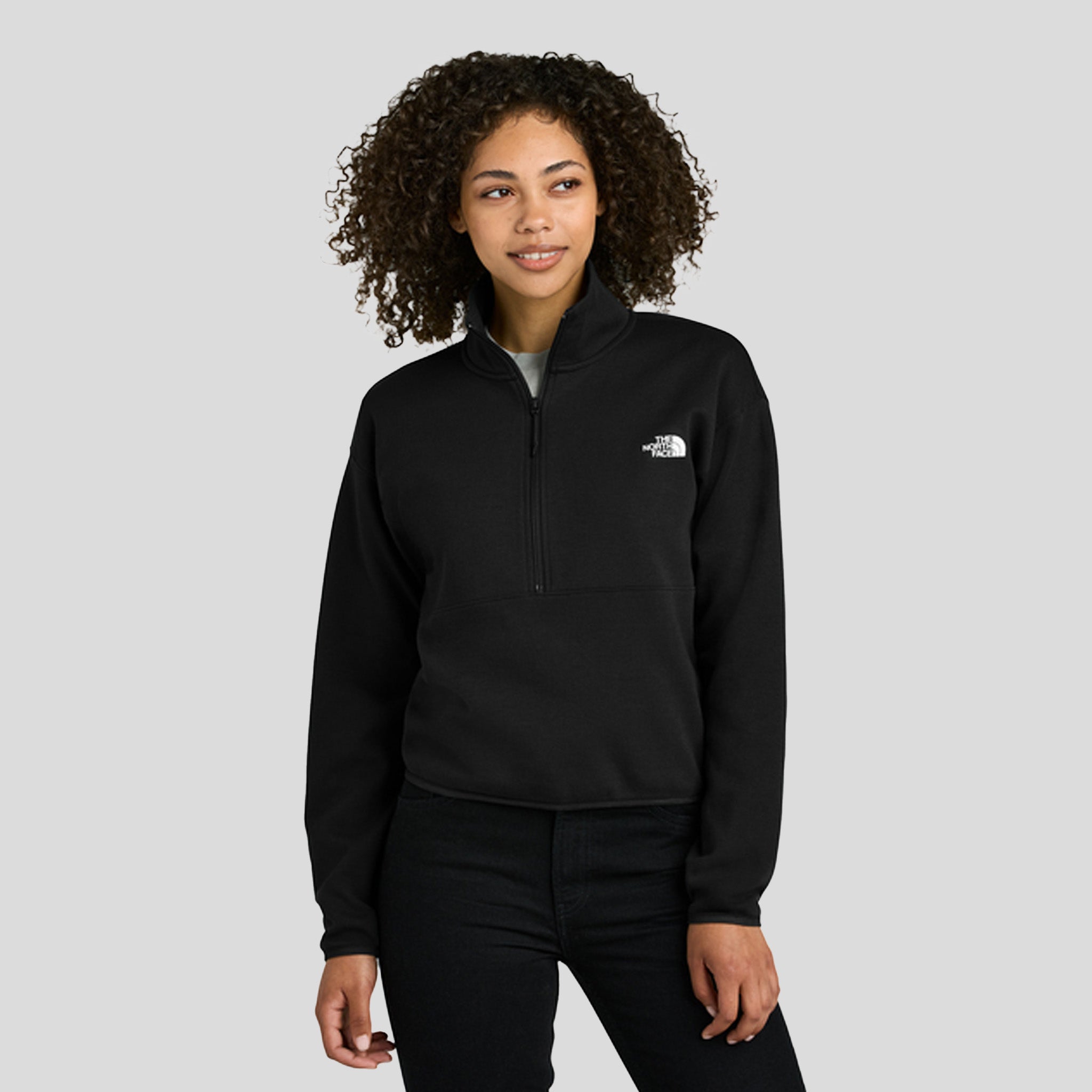 Women’s Double-Knit 1/2-Zip Fleece | TNF Black