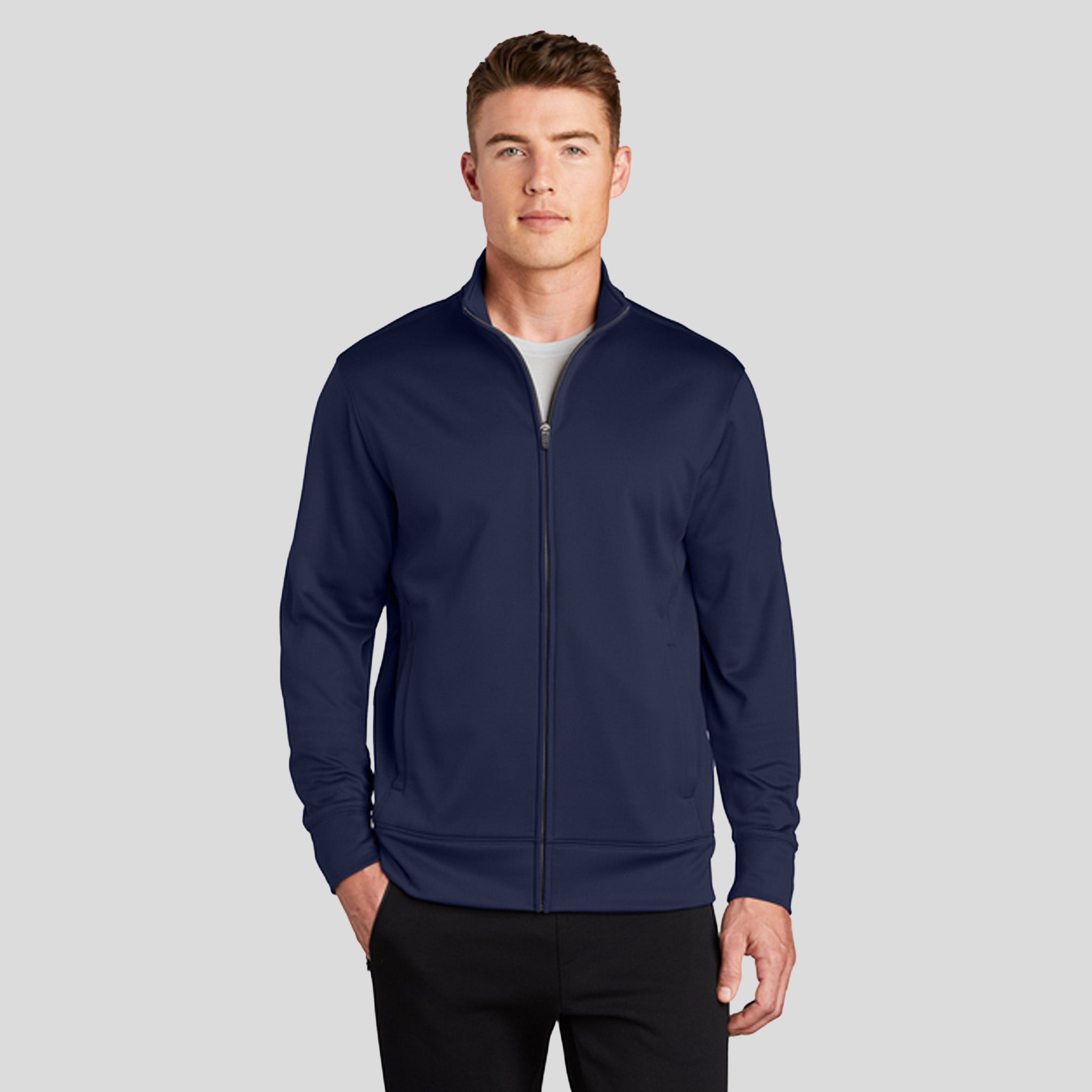 Sport-Wick® Fleece Full-Zip Jacket | Navy