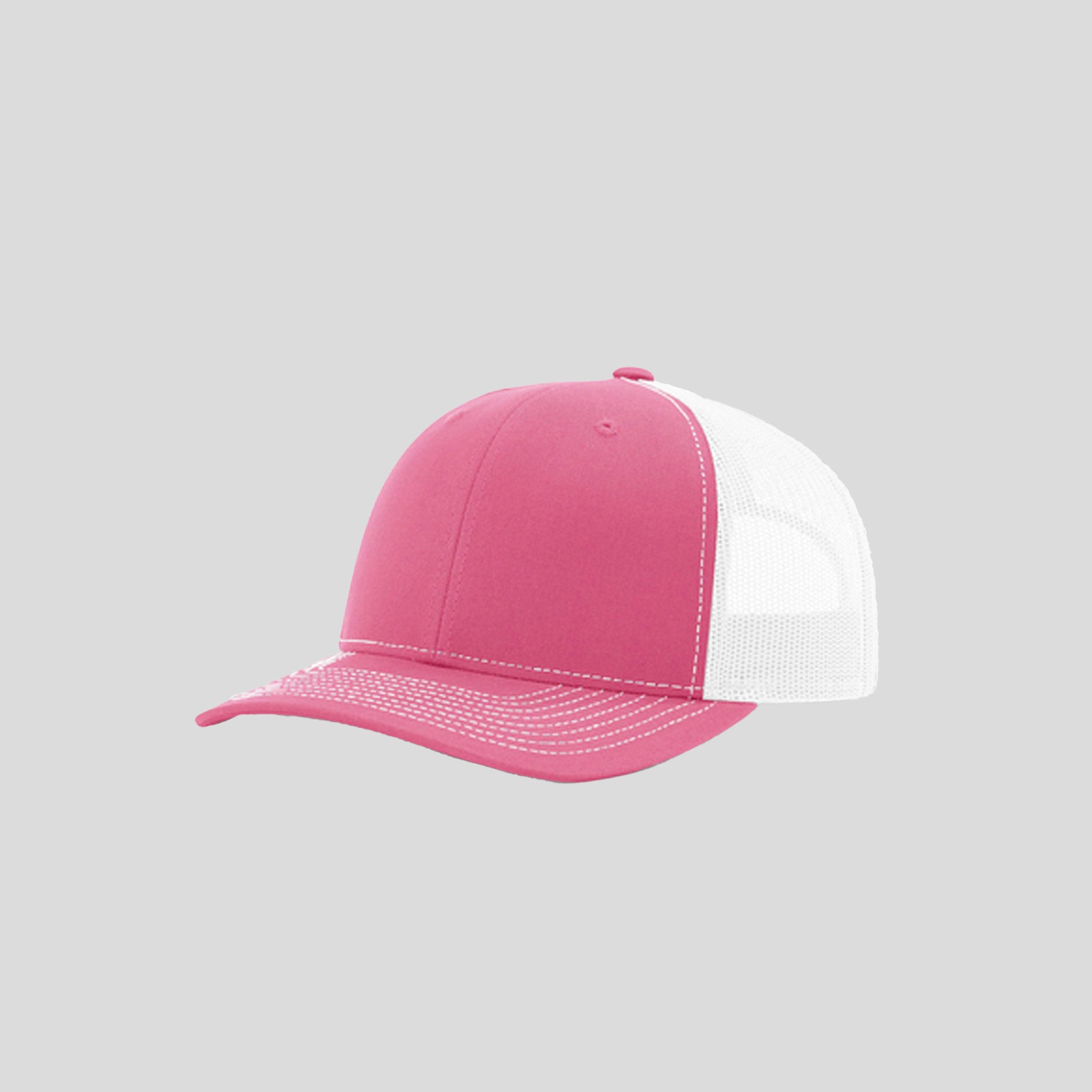 Richardson Trucker Cap | Hot Pink/White