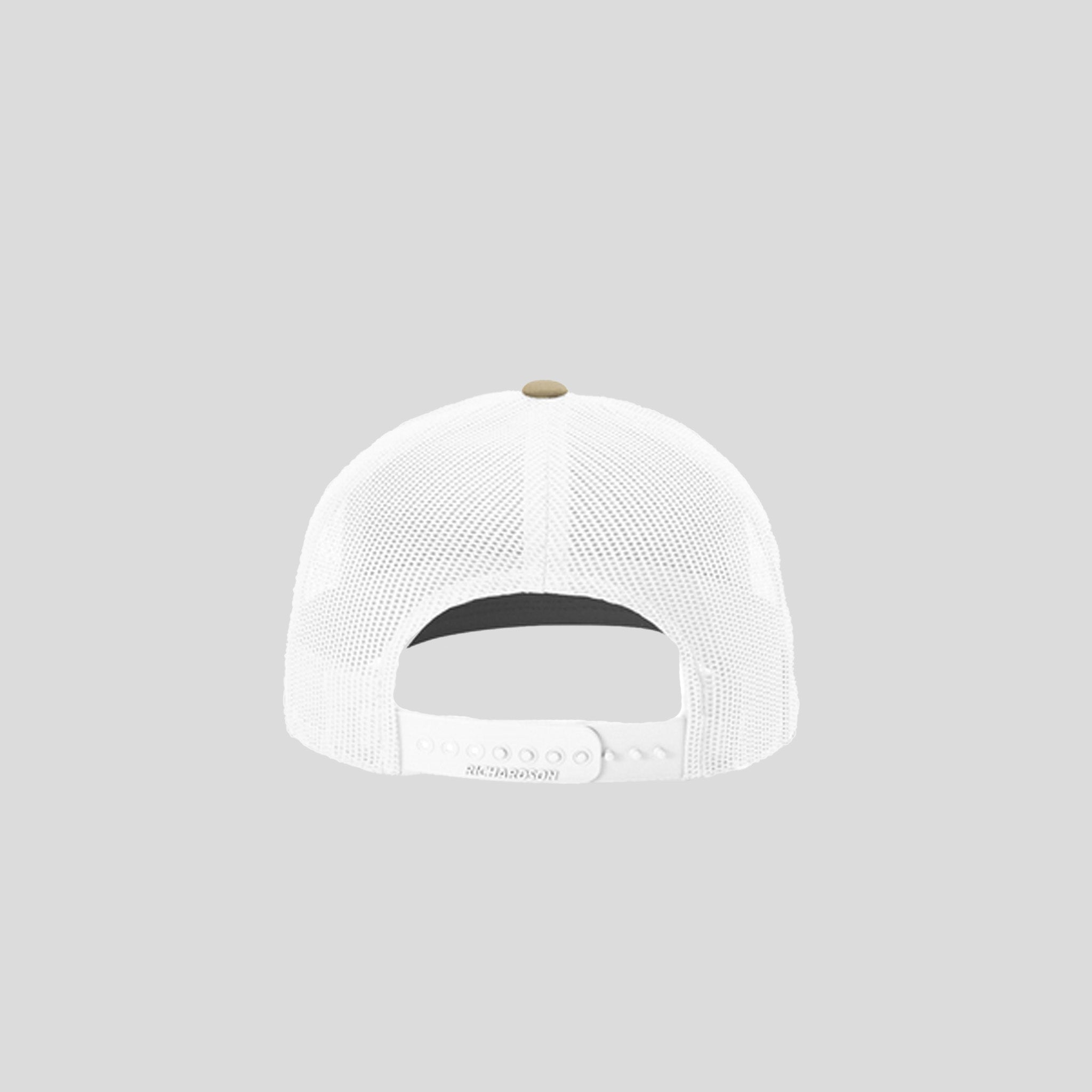 Richardson Trucker Cap | Khaki/White