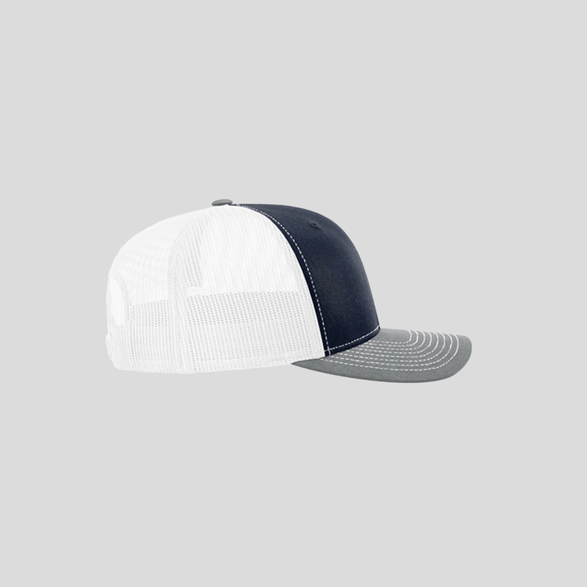 Richardson Trucker Cap | Navy/White/Heather Grey