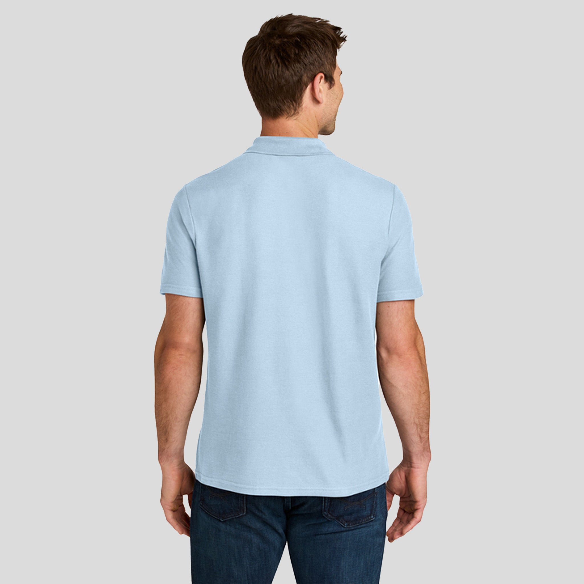 Gildan® Softstyle® Pique Polo | Light Blue