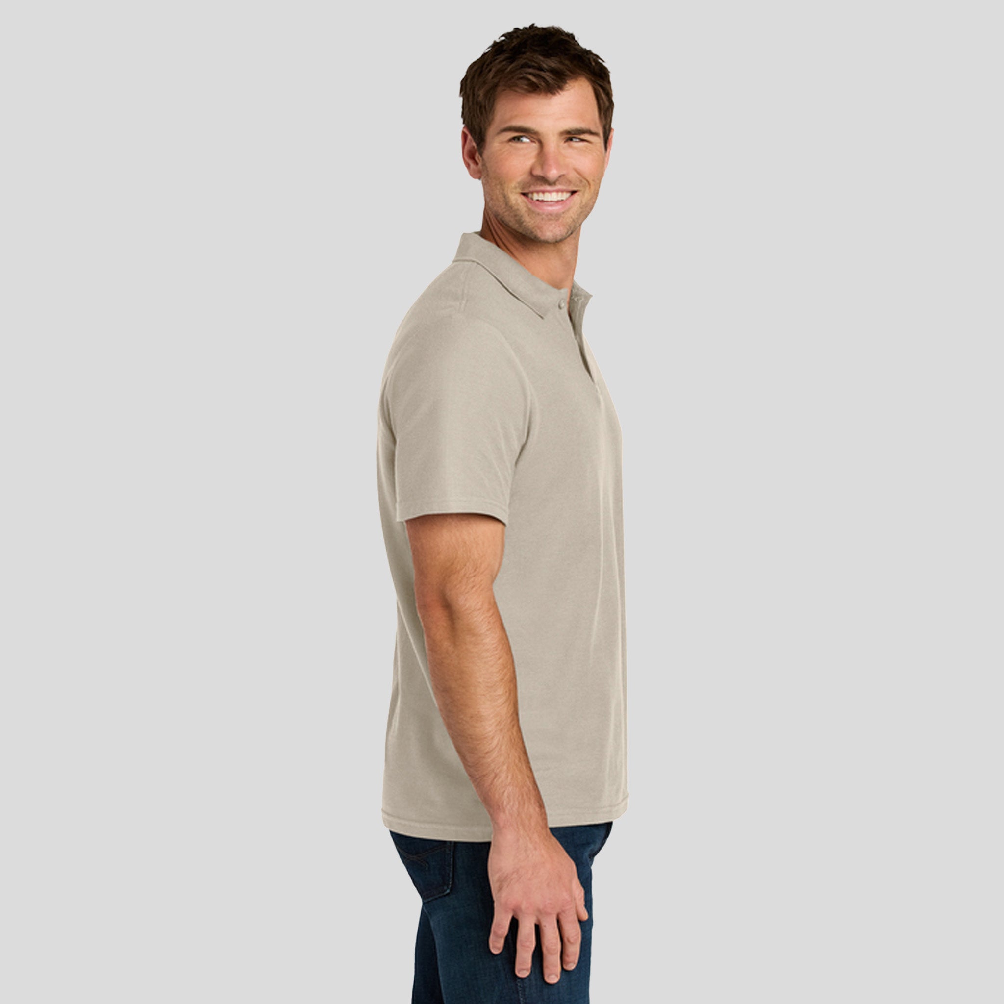 Gildan® Softstyle® Pique Polo | Sand