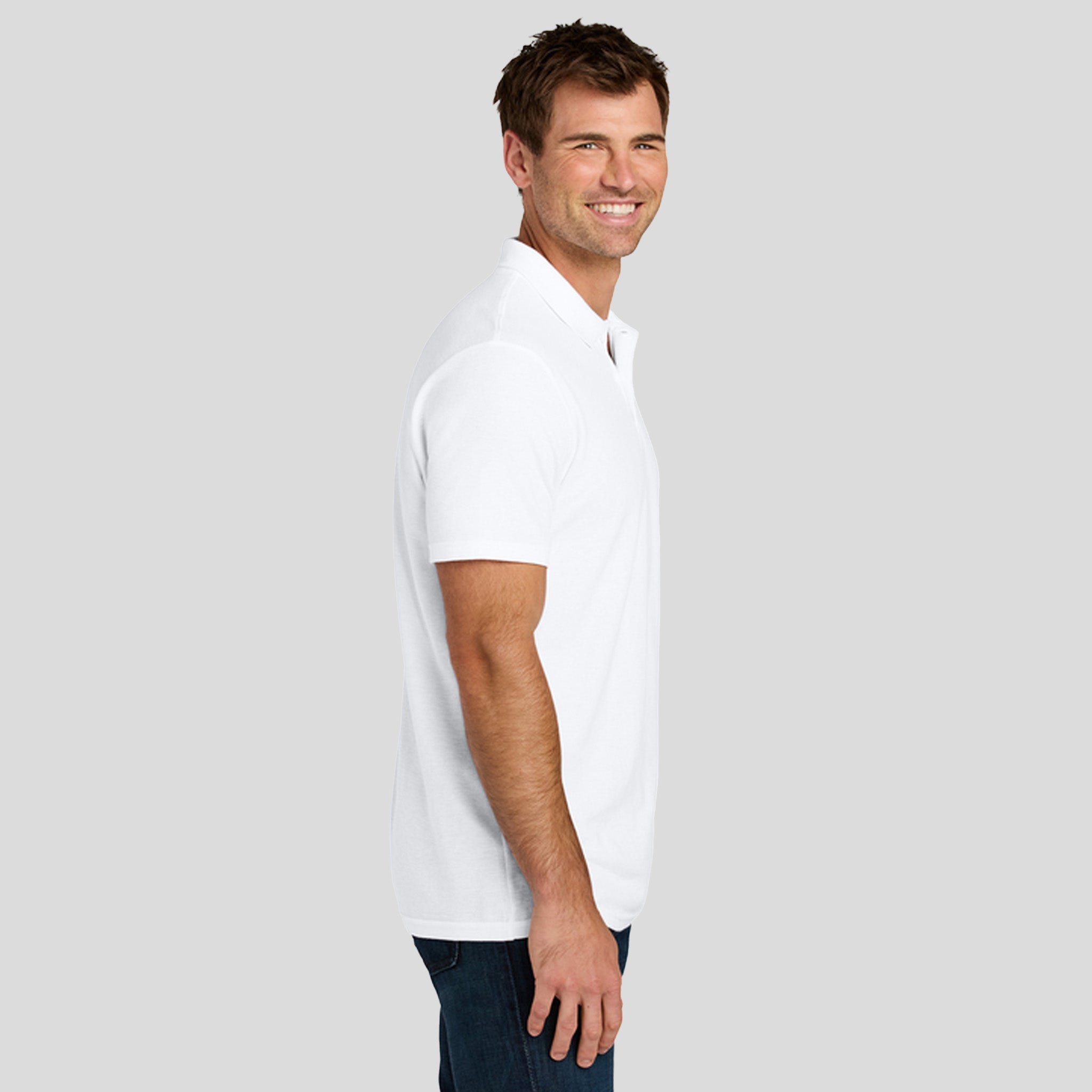Gildan® Softstyle® Pique Polo | White