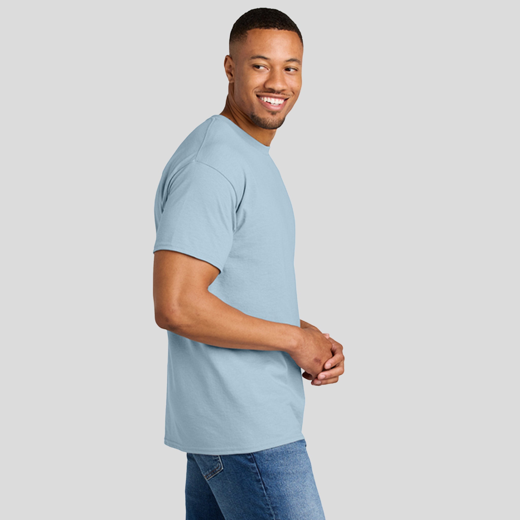 Gildan® DryBlend® 50 Cotton/50 Poly T-Shirt | Light Blue