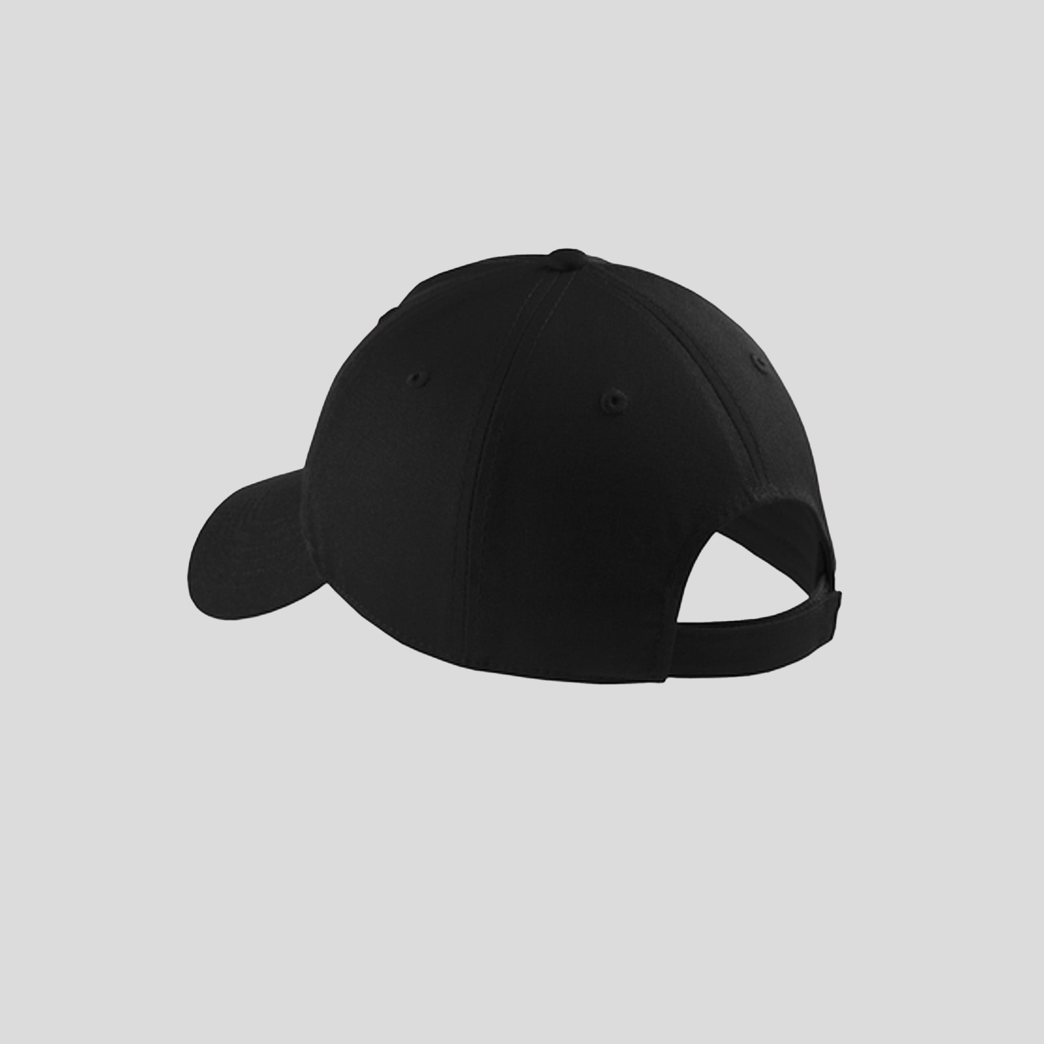 Soft Brushed Canvas Cap | Black