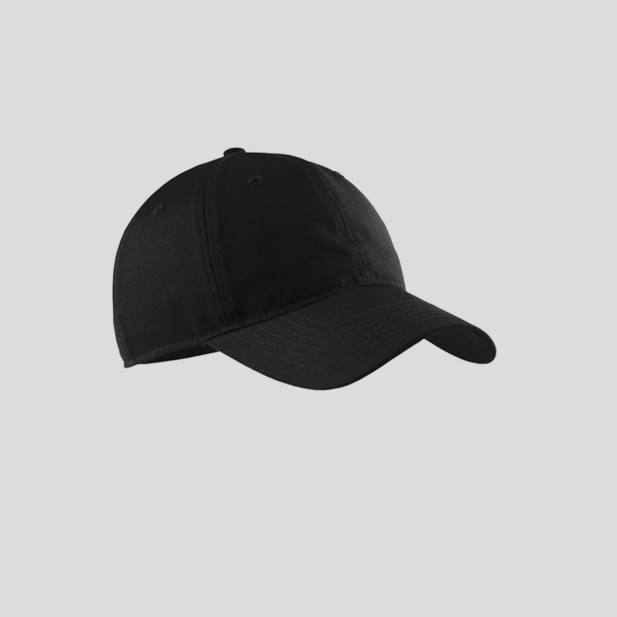 Soft Brushed Canvas Cap | Black