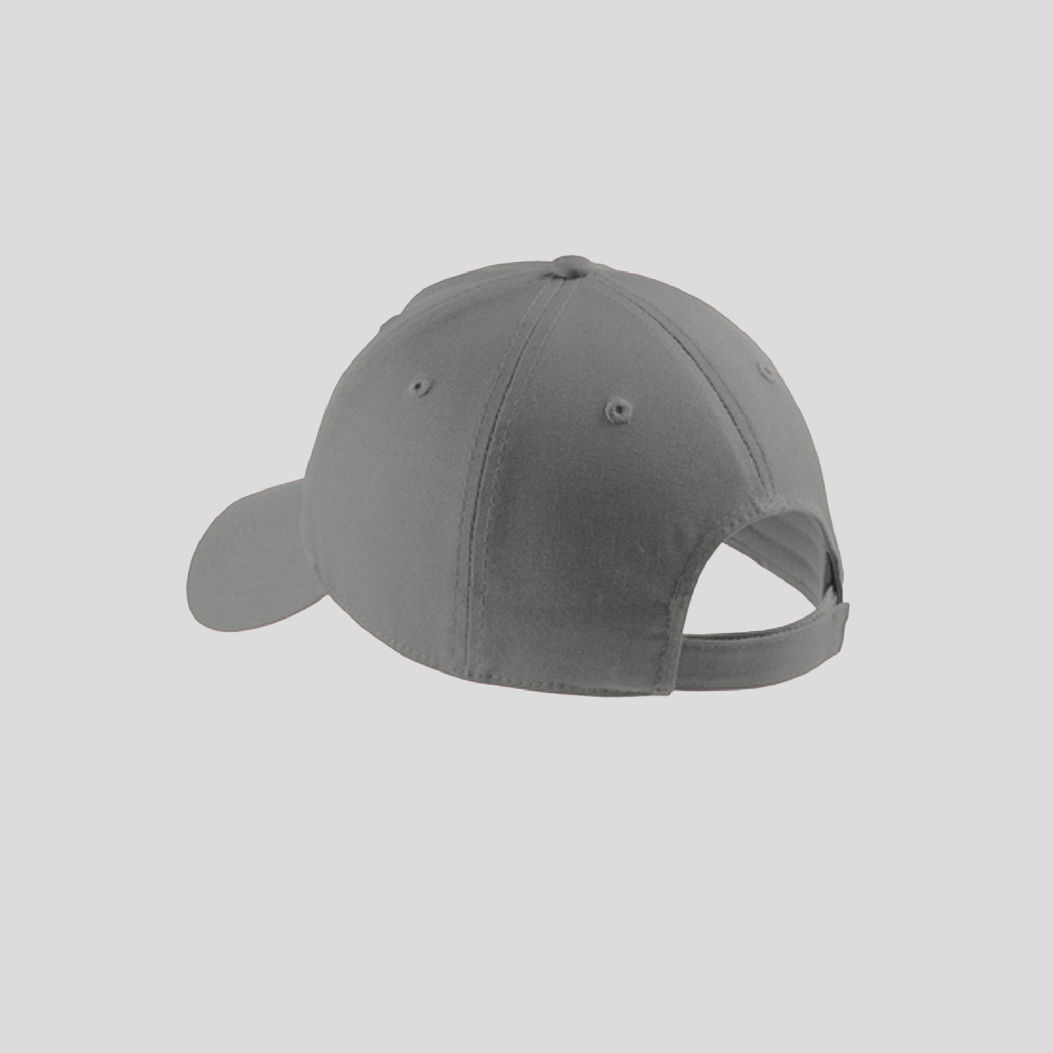 Soft Brushed Canvas Cap | Deep Smoke