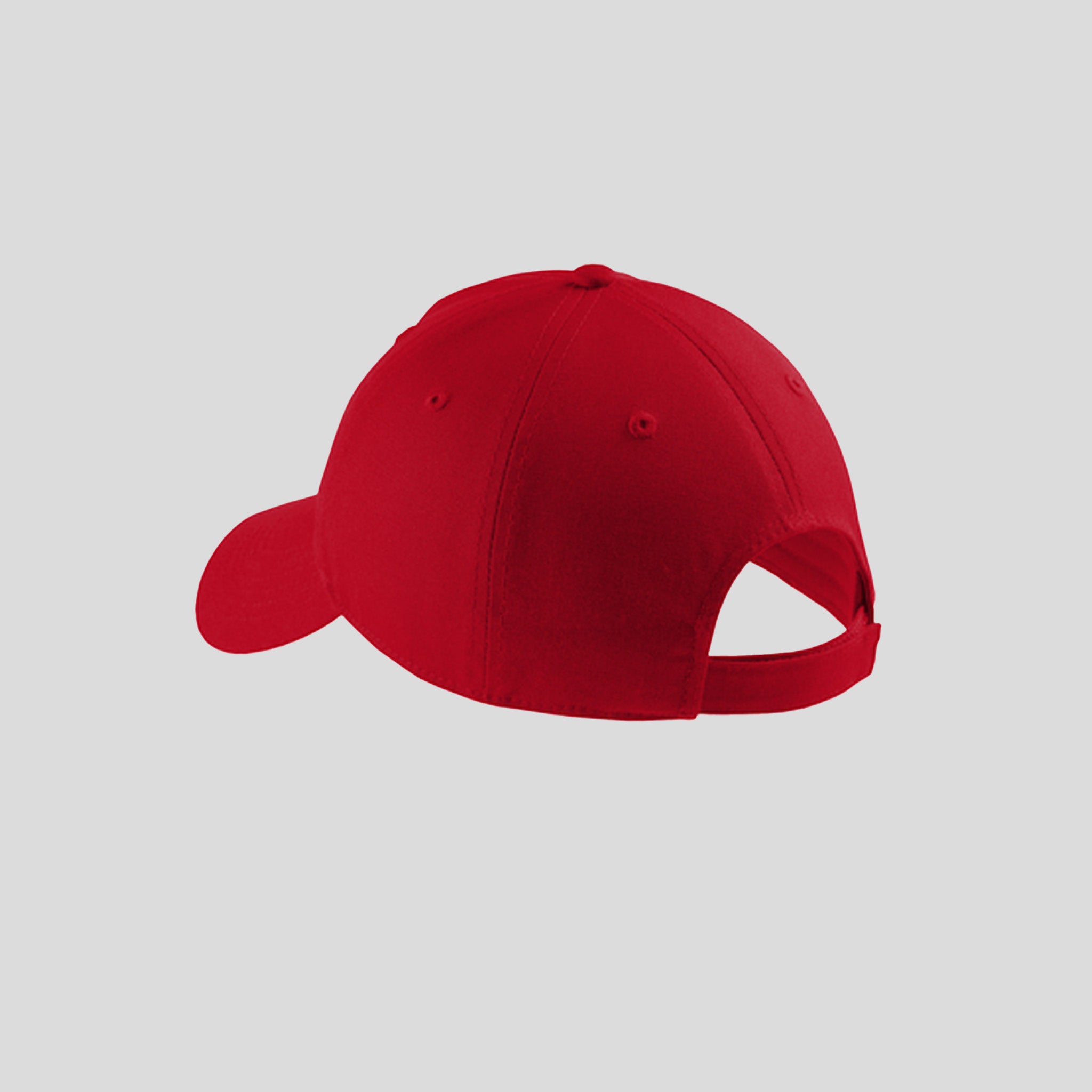 Soft Brushed Canvas Cap | Red