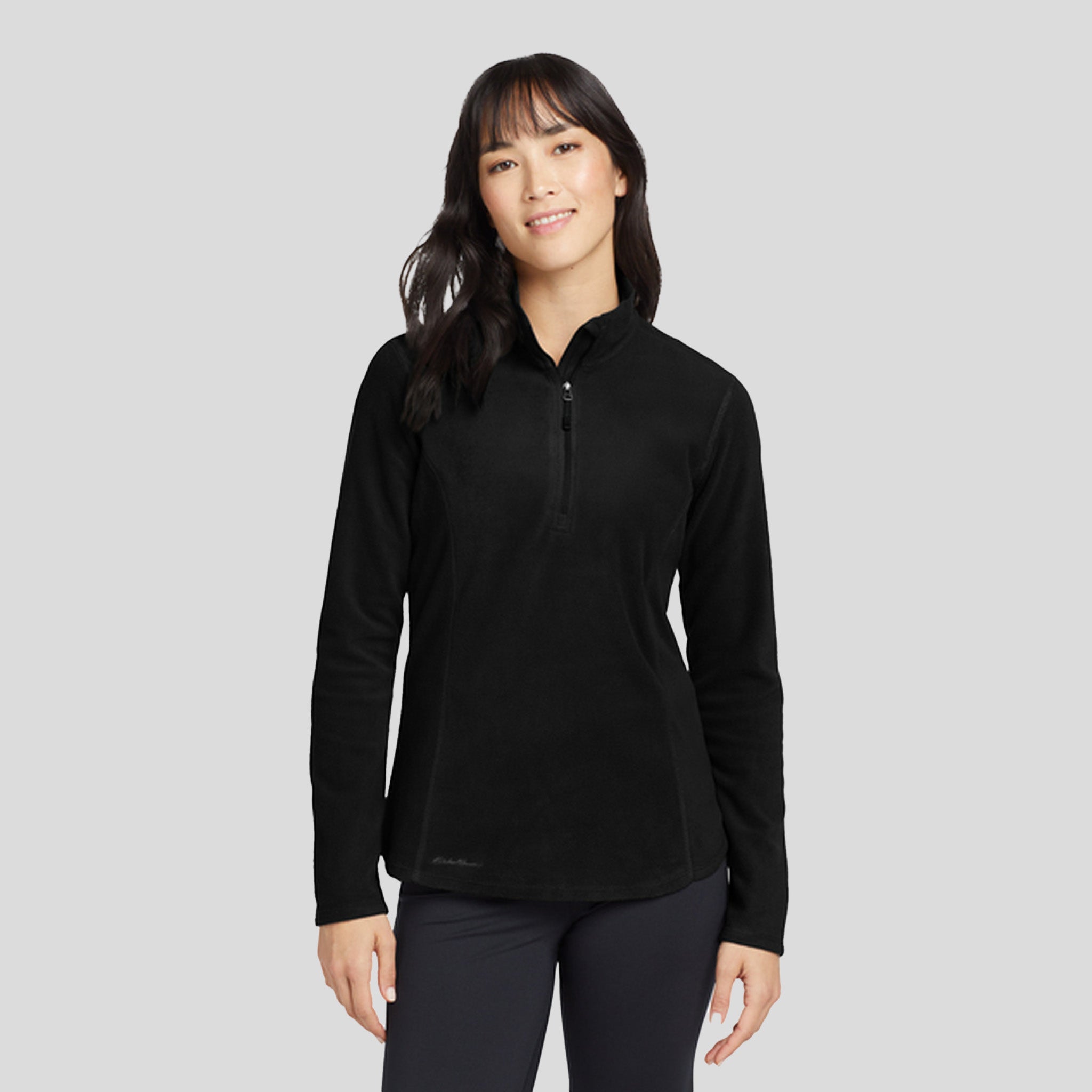 Women's 1/2-Zip Microfleece Jacket | Black