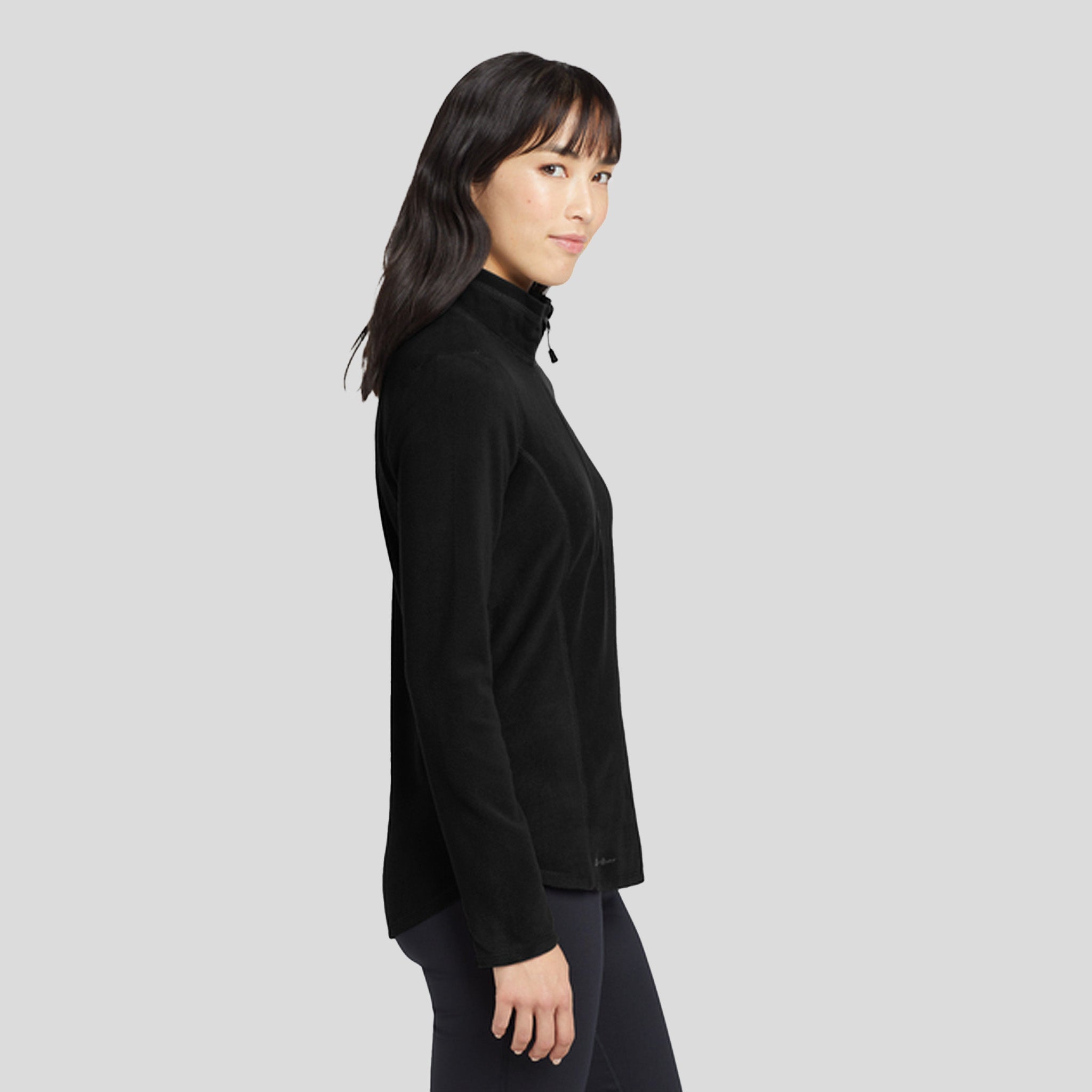 Women's 1/2-Zip Microfleece Jacket | Black