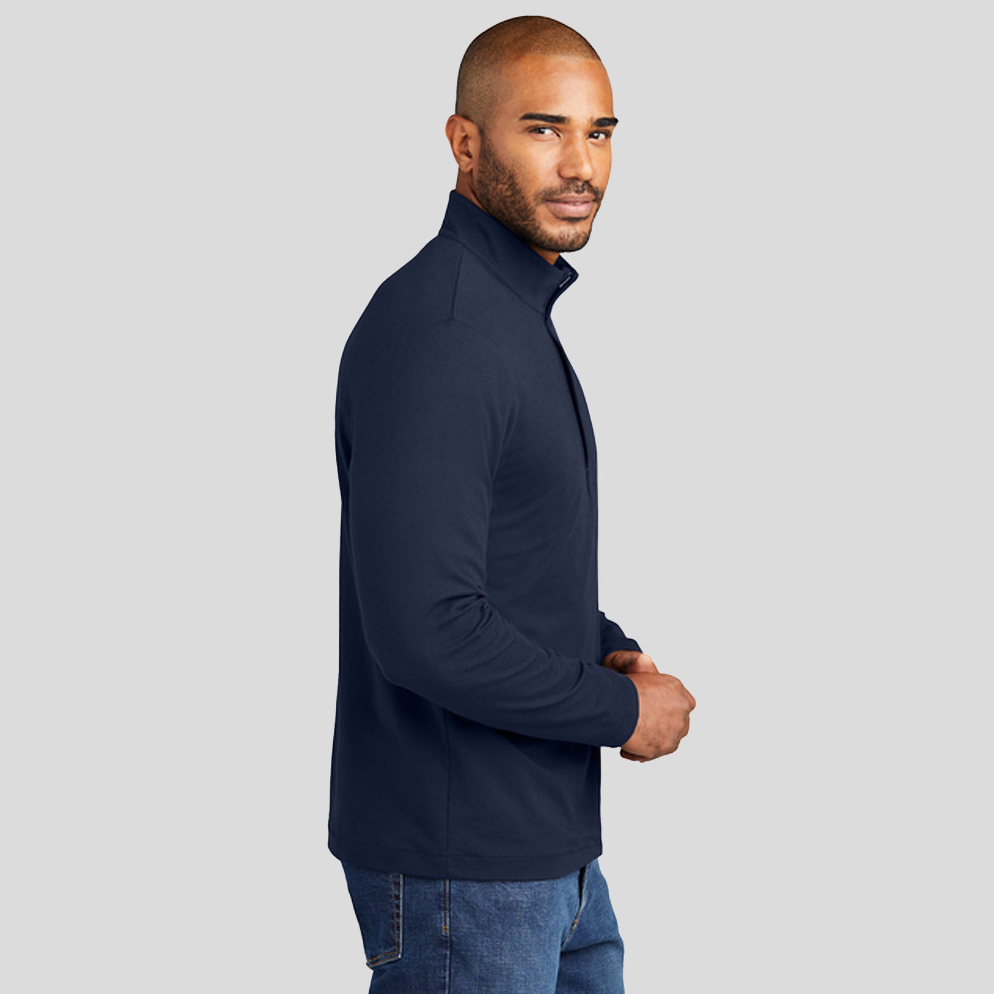 Fairway Stretch 1/4-Zip | River Blue Navy