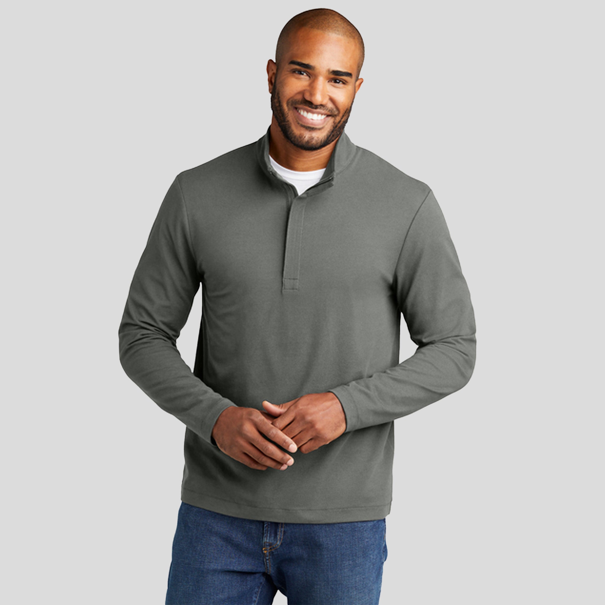 Fairway Stretch 1/4-Zip | Shadow Grey