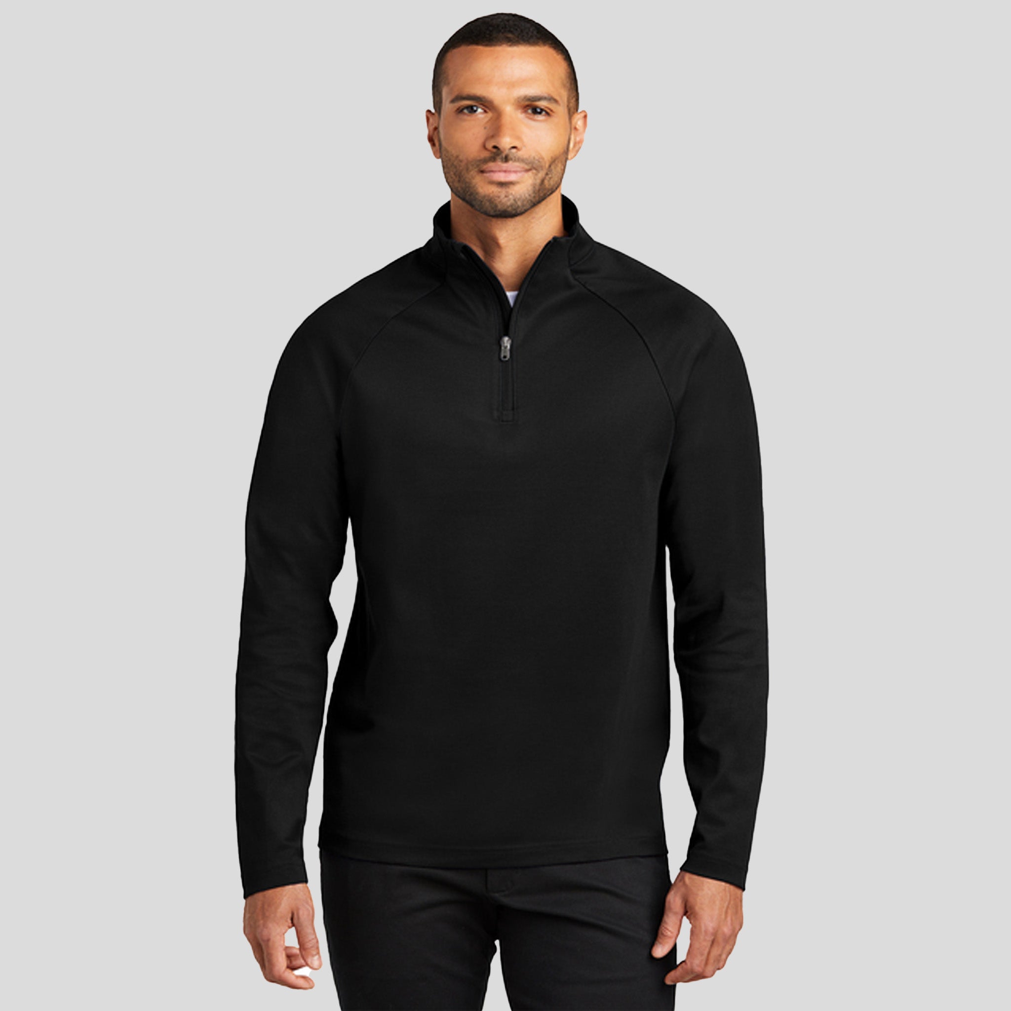 C-FREE® Cypress 1/4-Zip | Deep Black