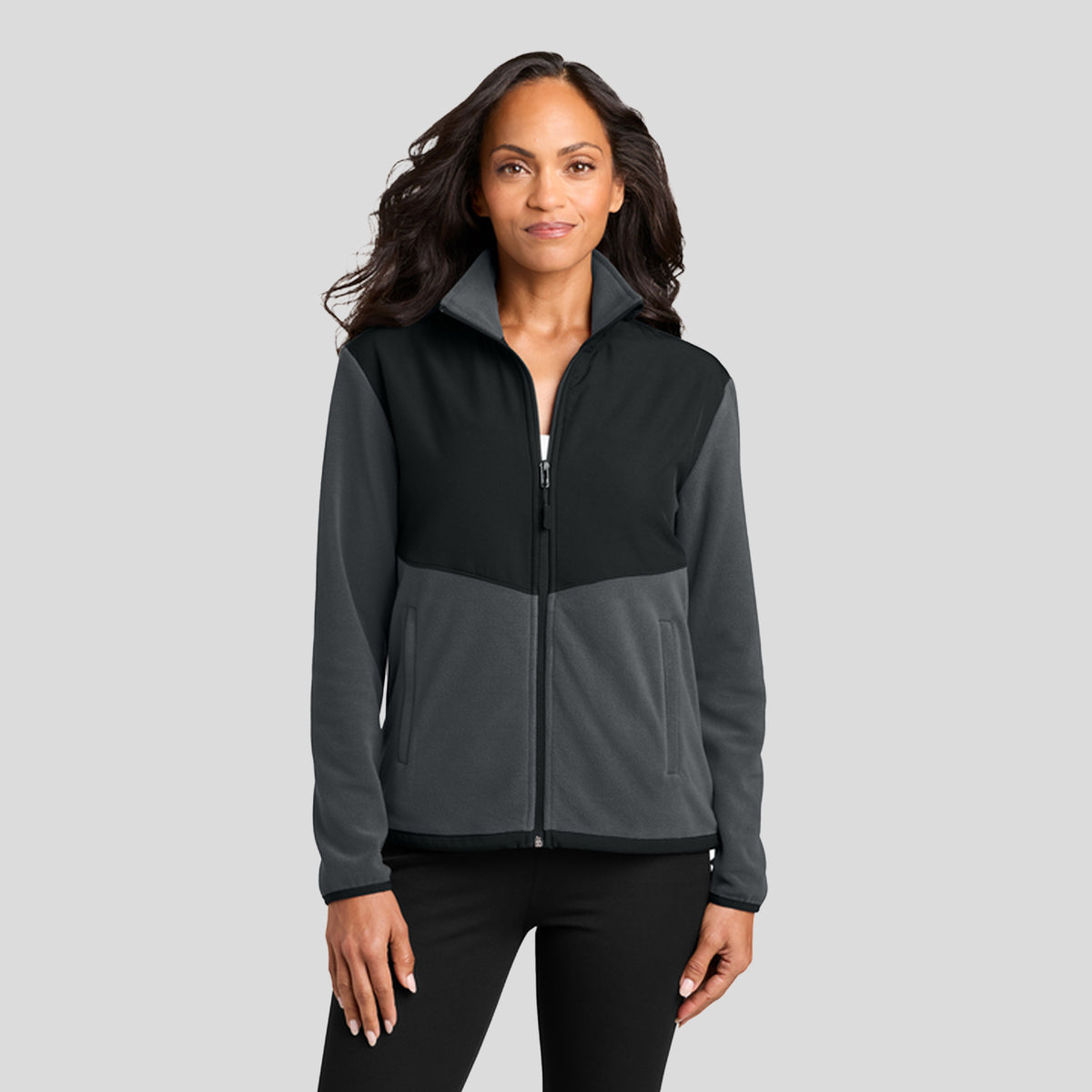 Women's Therma-Tek Fleece Jacket | Iron Grey/Black