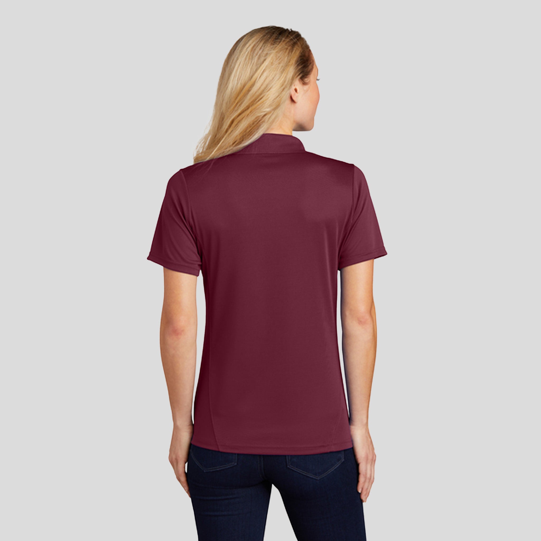 Women's Dry Zone® Raglan Accent Polo | Maroon