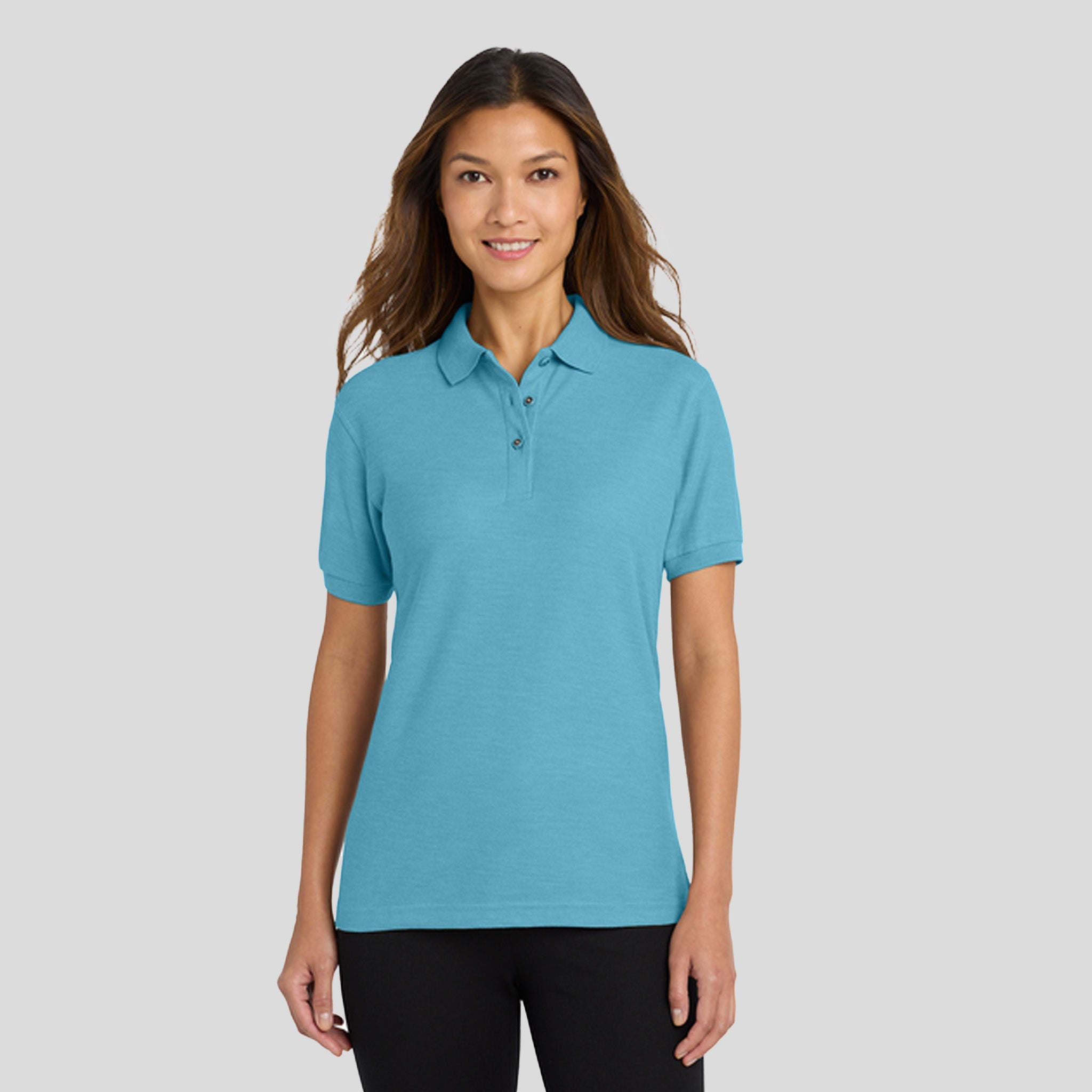 Women's Silk Touch™ Polo | Maui Blue