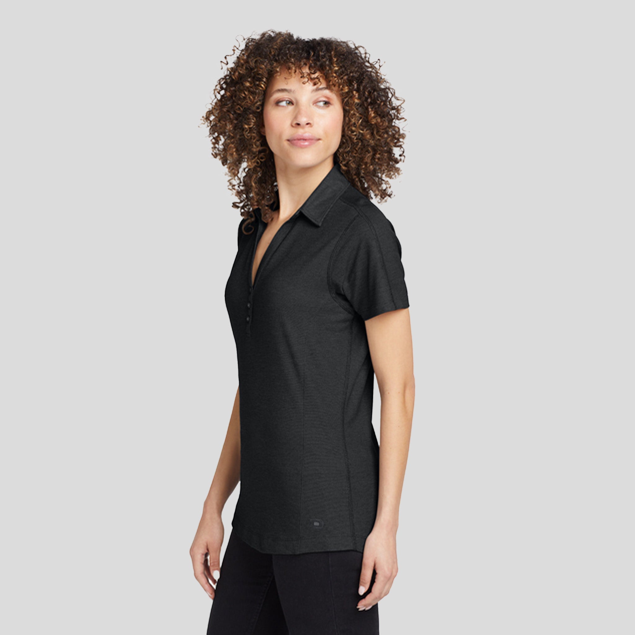 Women's Onyx Polo | Blacktop