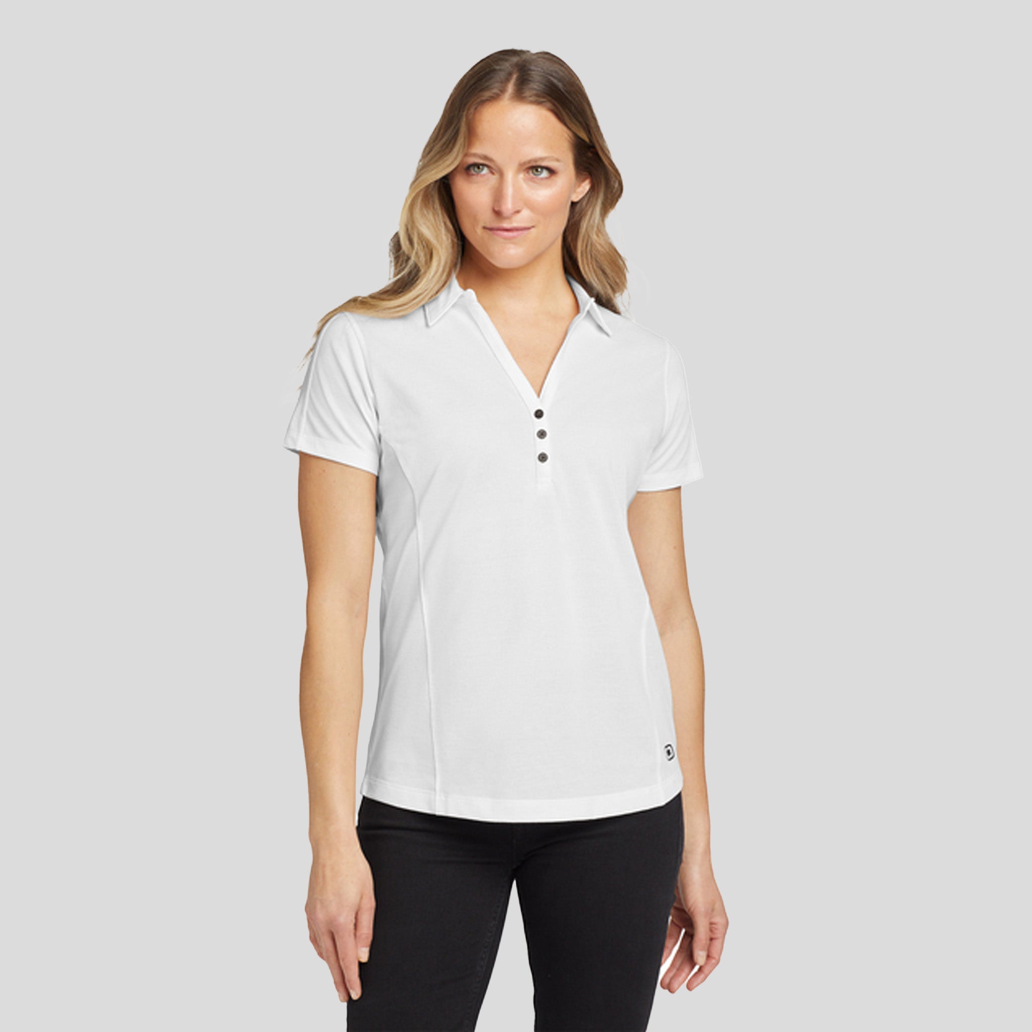 Women's Onyx Polo | White