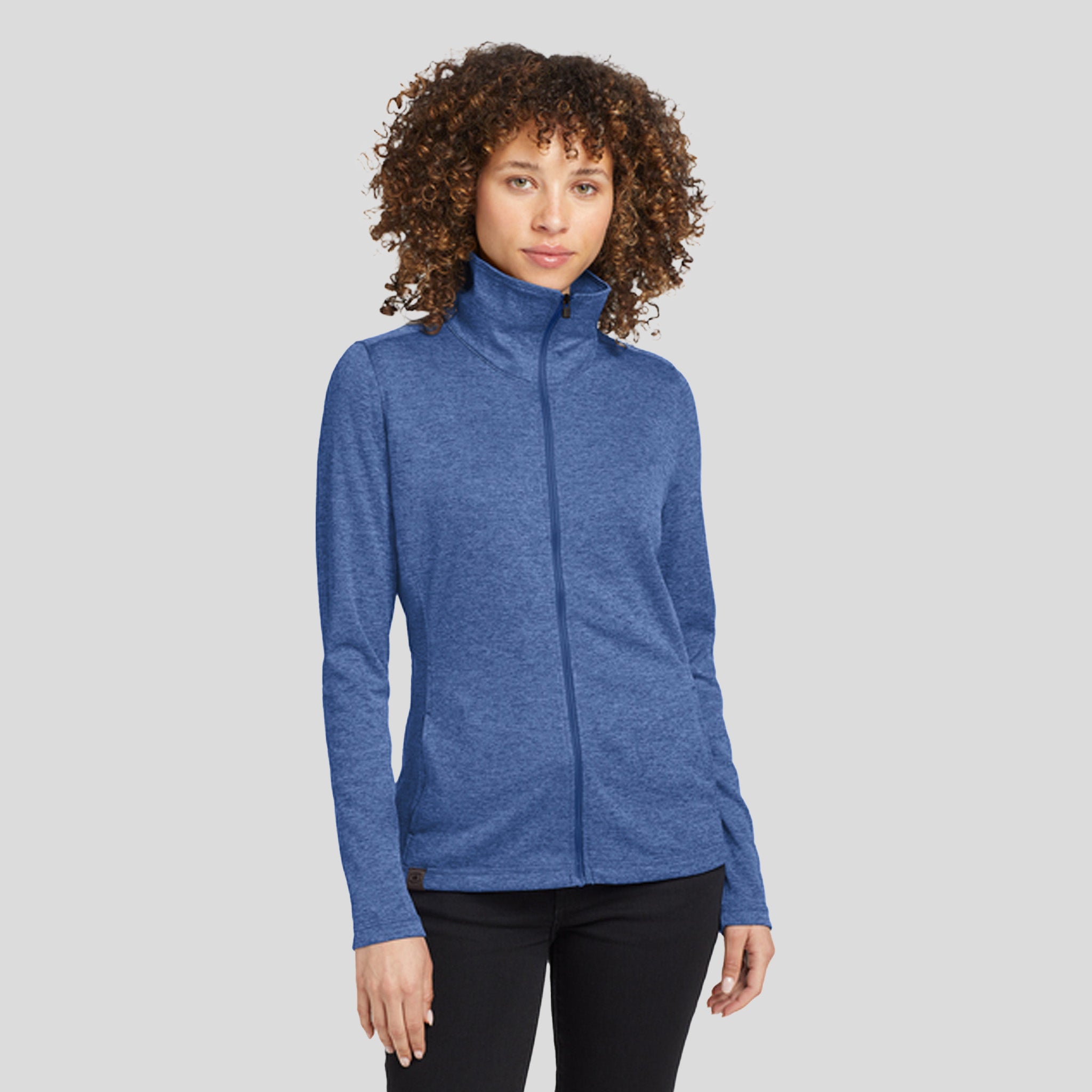 Women's Pixel Full-Zip | Optic Blue