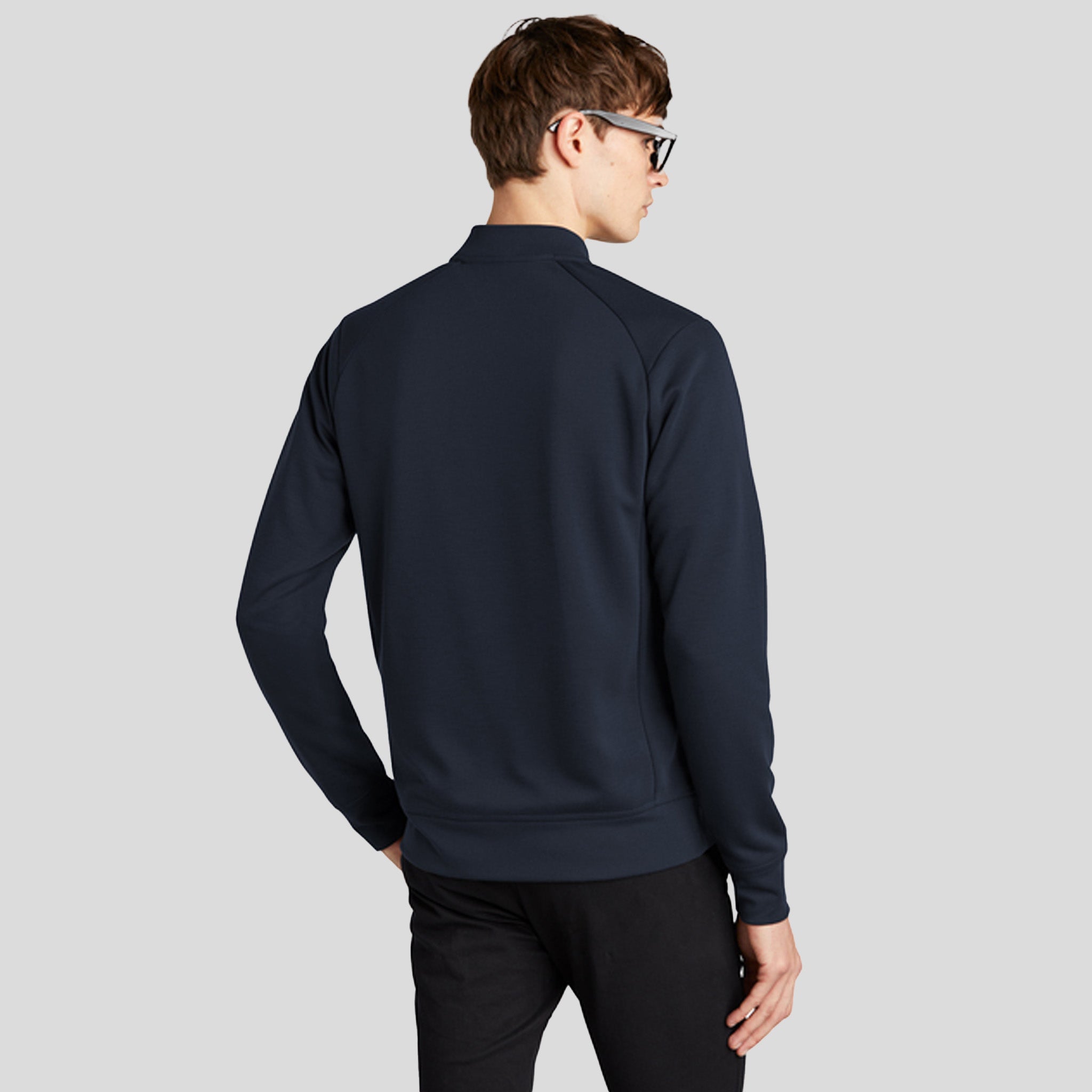Double-Knit Bomber | Night Navy