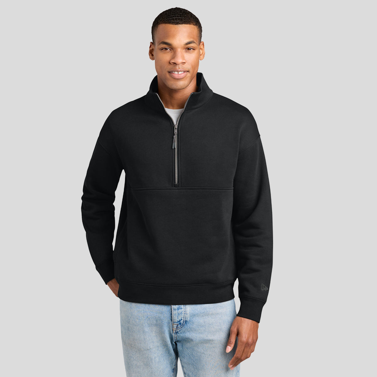 Men’s Heritage Fleece 1/2-Zip | Black