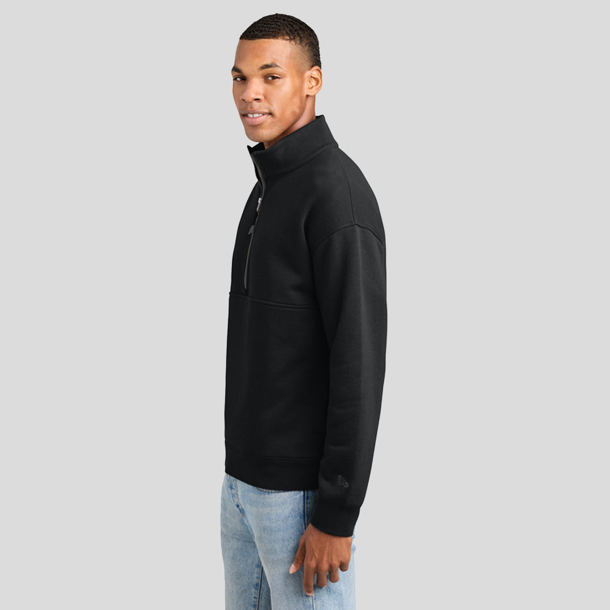 Men’s Heritage Fleece 1/2-Zip | Black