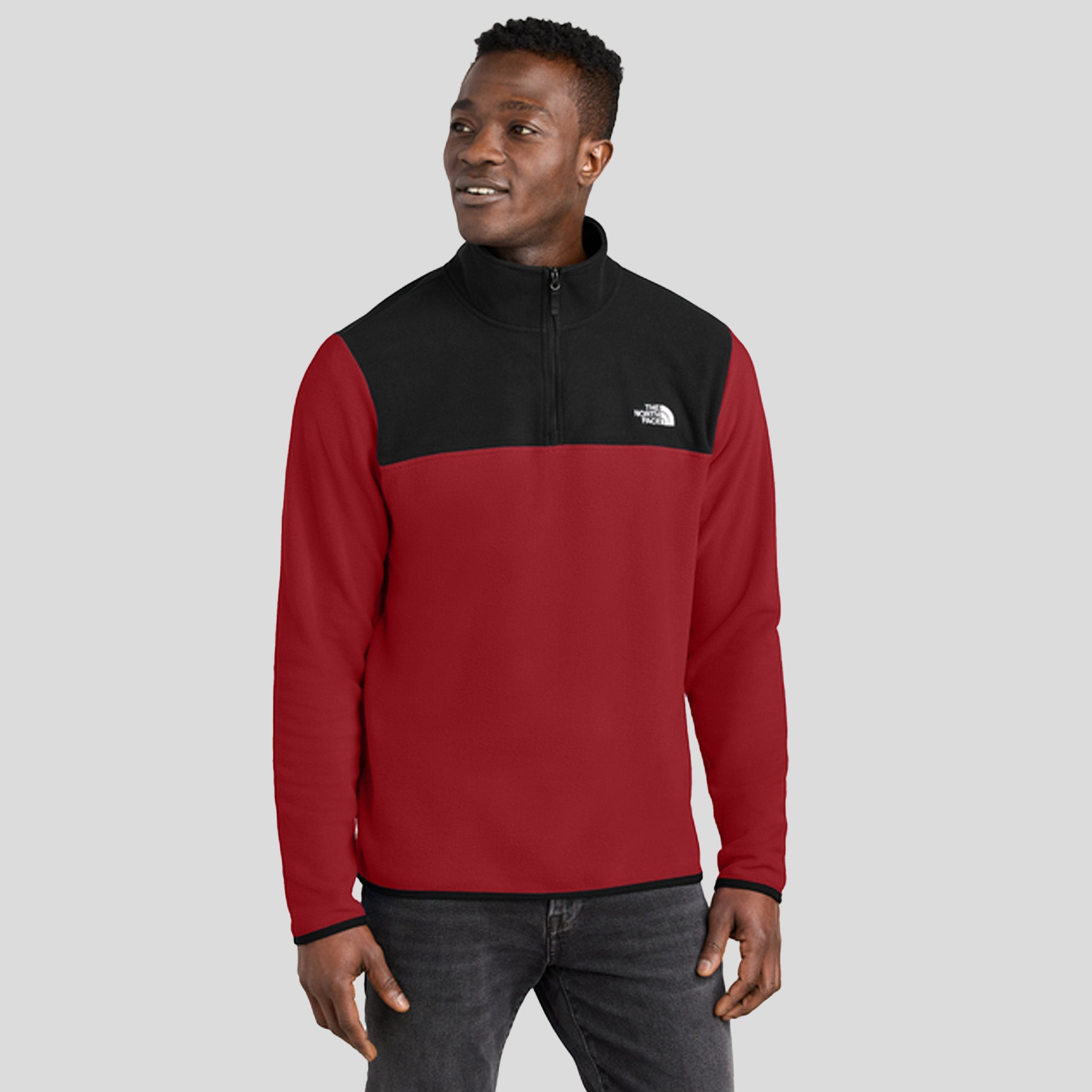 Glacier 1/4-Zip Fleece | Rage Red/TNF Black