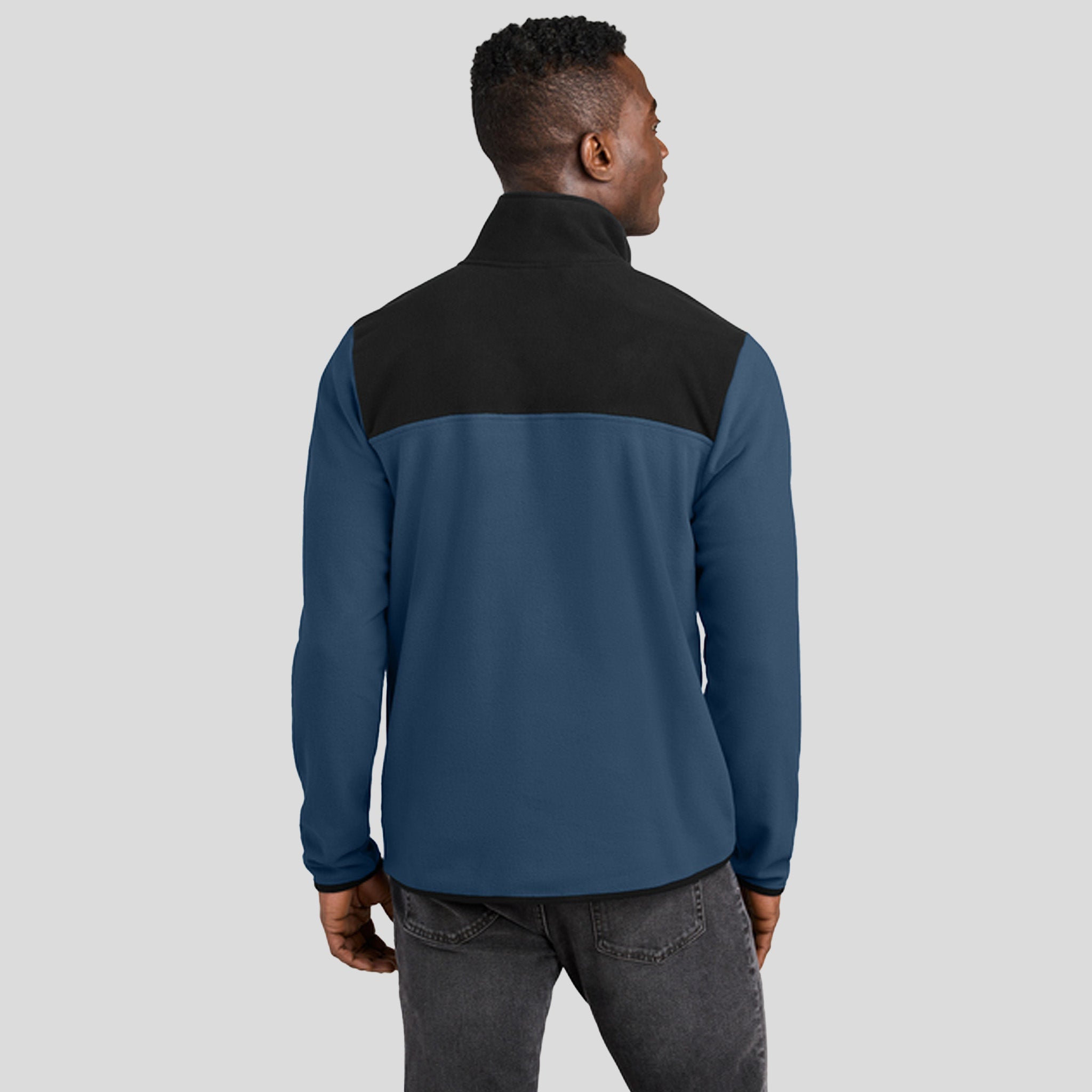 Glacier 1/4-Zip Fleece | Shady Blue/TNF Black