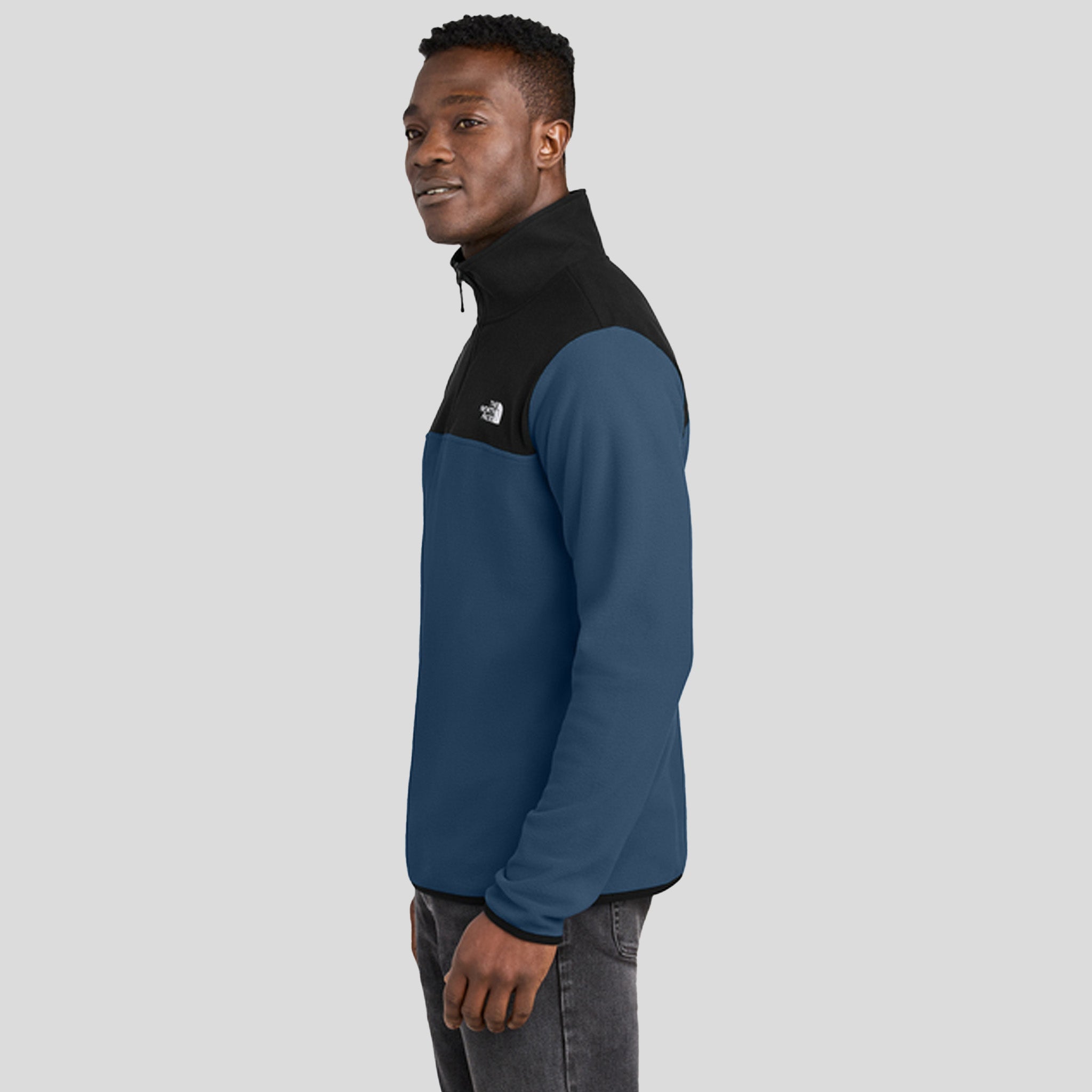 Glacier 1/4-Zip Fleece | Shady Blue/TNF Black
