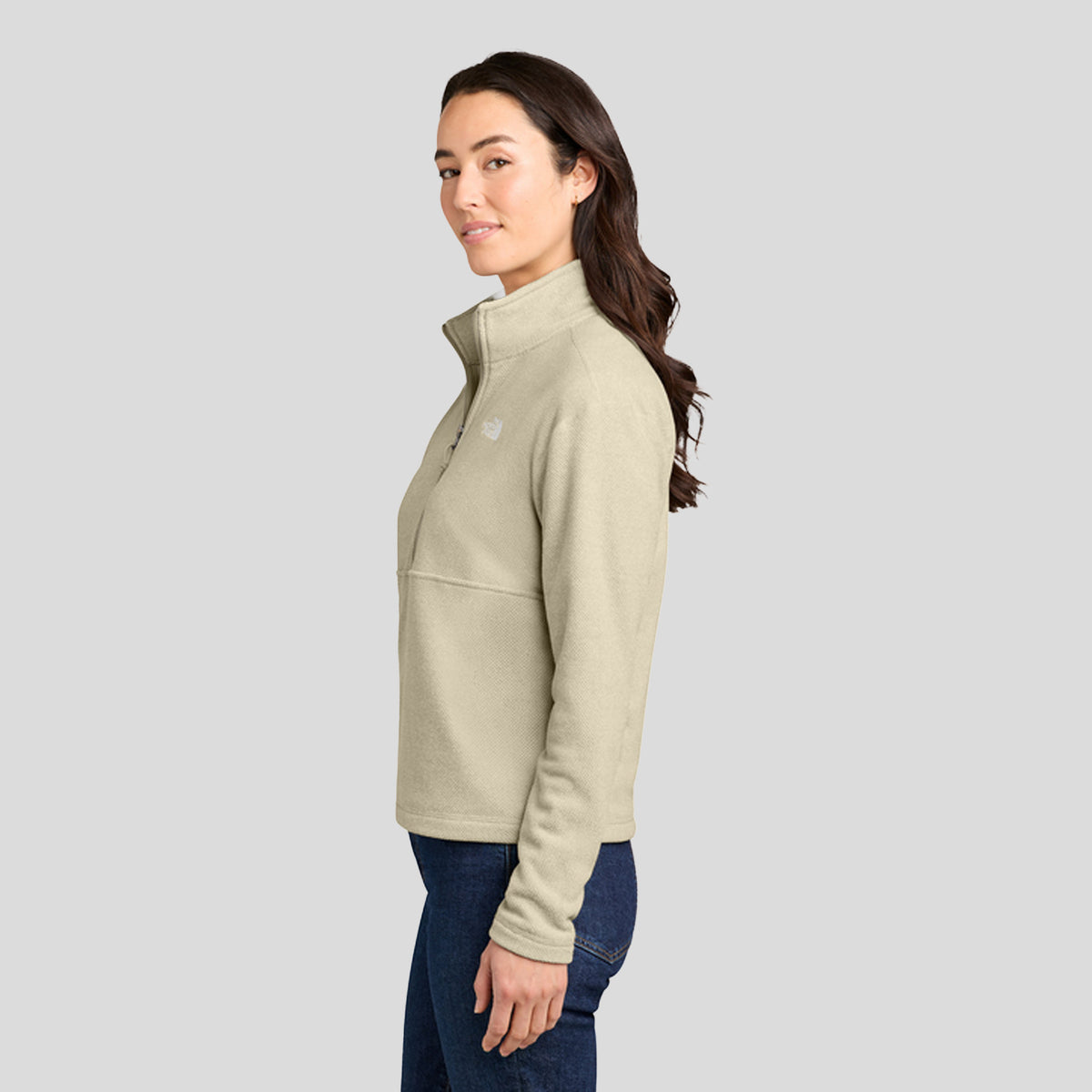 Women's Textured Pine Grove 1/2-Zip | Gravel Heather