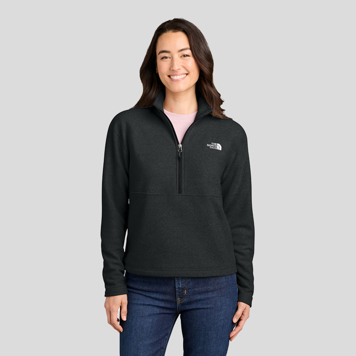 Women's Textured Pine Grove 1/2-Zip | TNF Black Heather