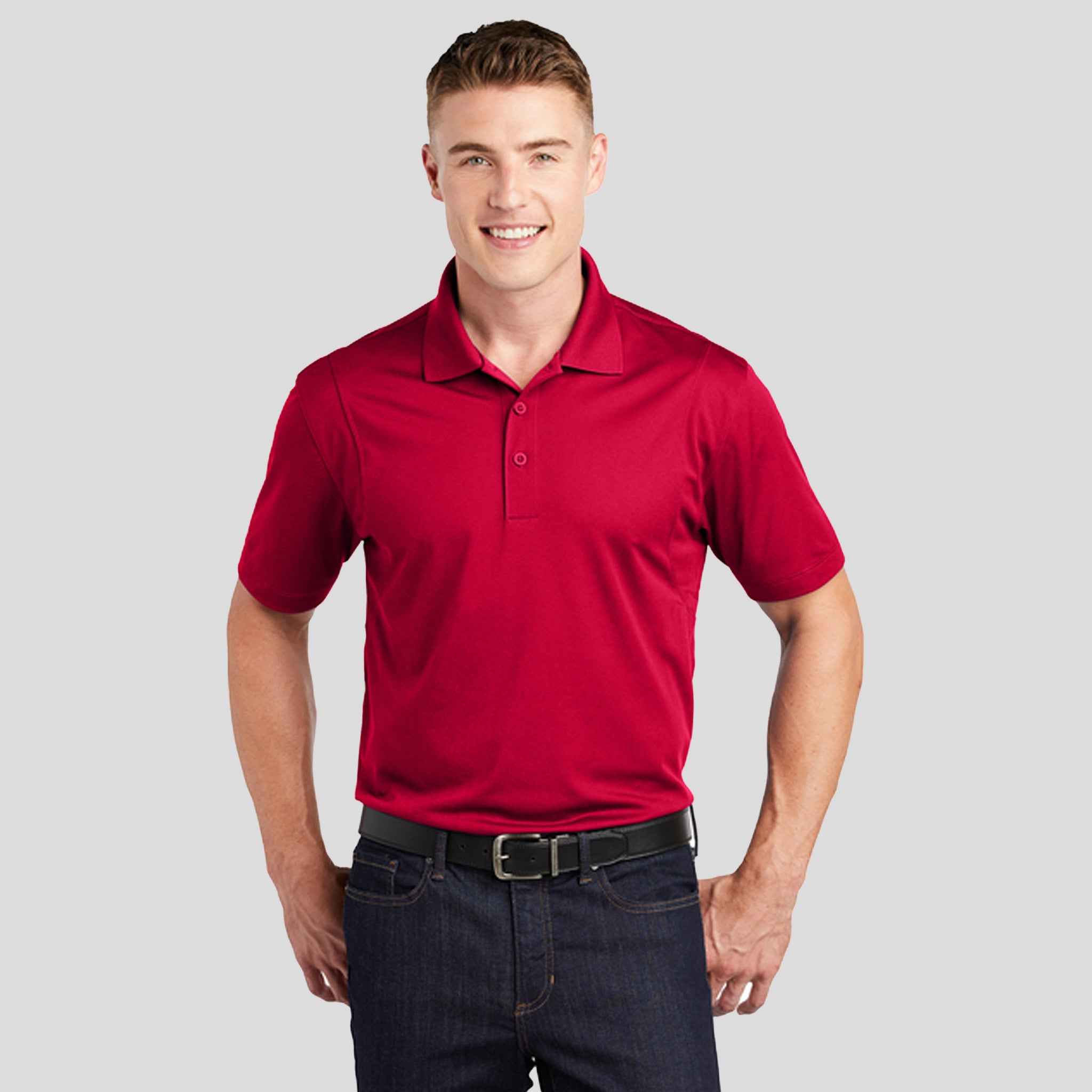 Micropique Sport-Wick® Polo | Deep Red