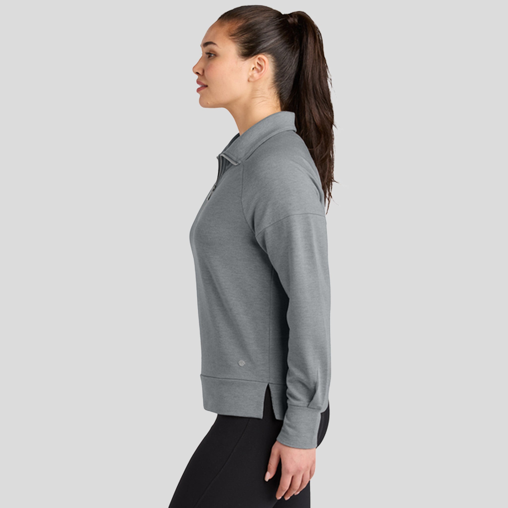 Women’s Luuma 1/2-Zip | Petrol Grey Heather