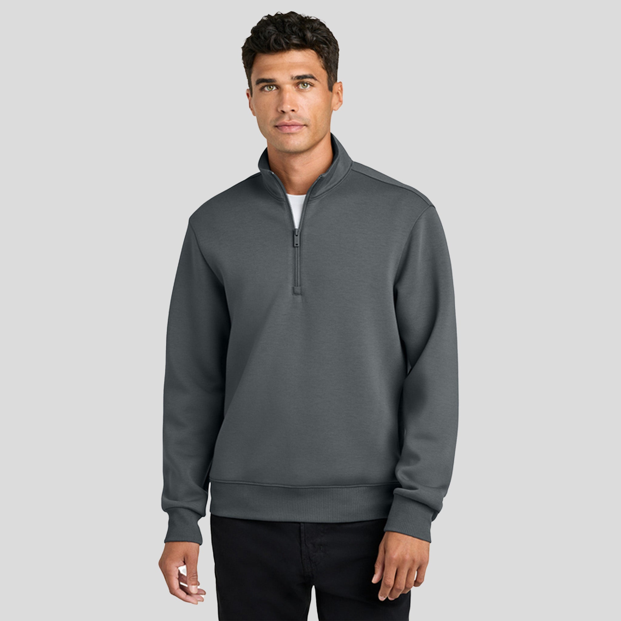 Soft Spacer 1/4-Zip | Storm Grey