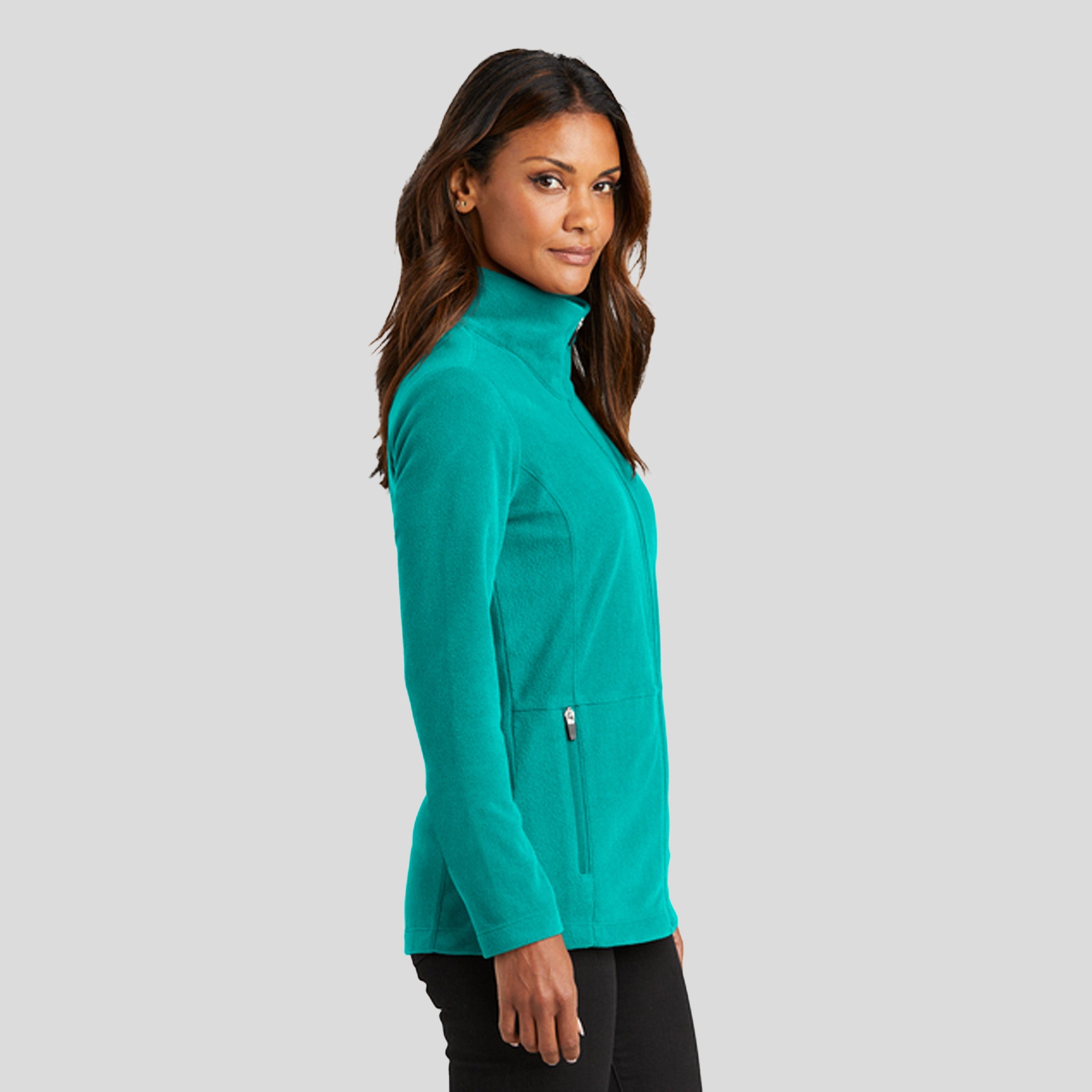Women's Accord Microfleece Jacket | Teal Blue