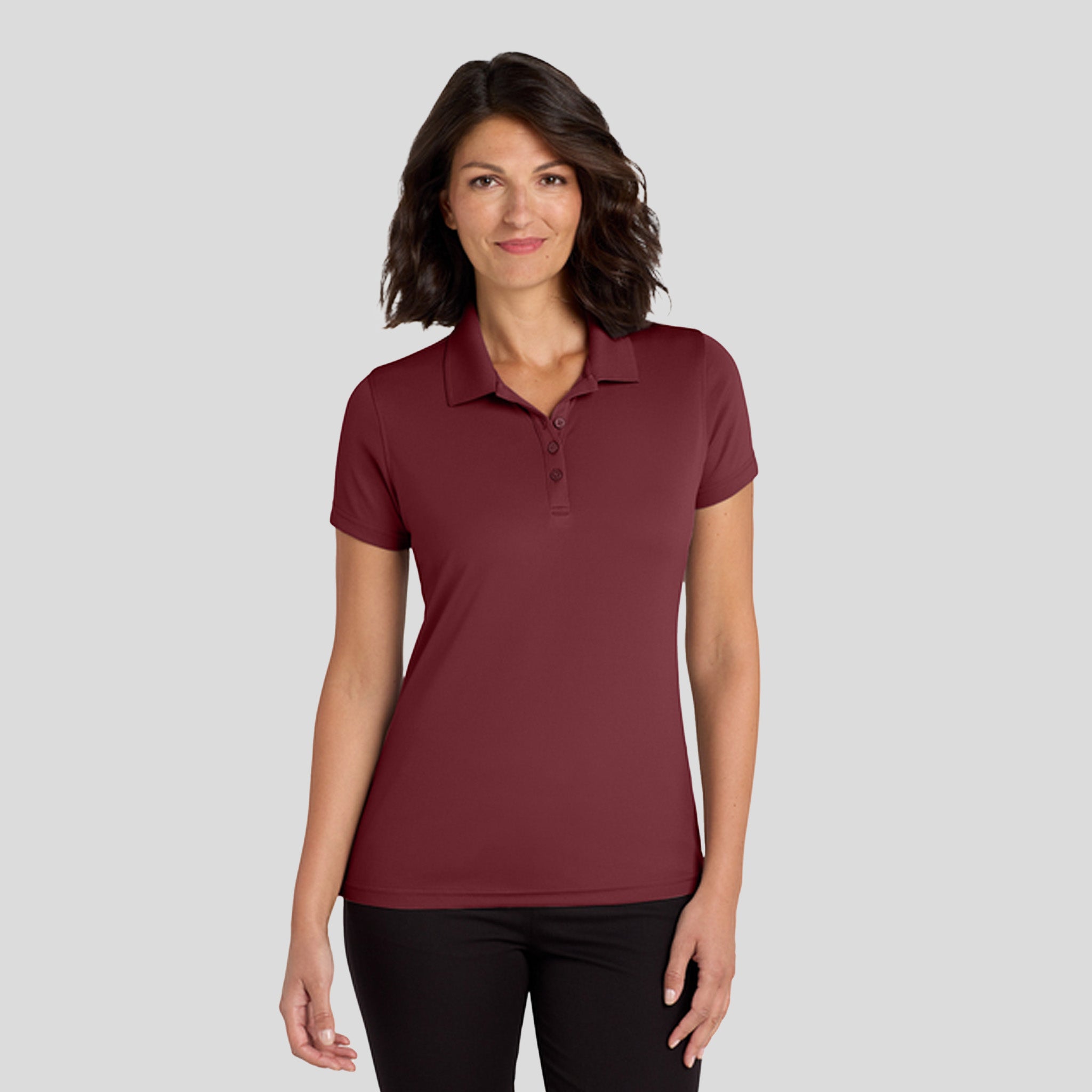 Women's Dry Zone® UV Micro-Mesh Polo | Burgundy